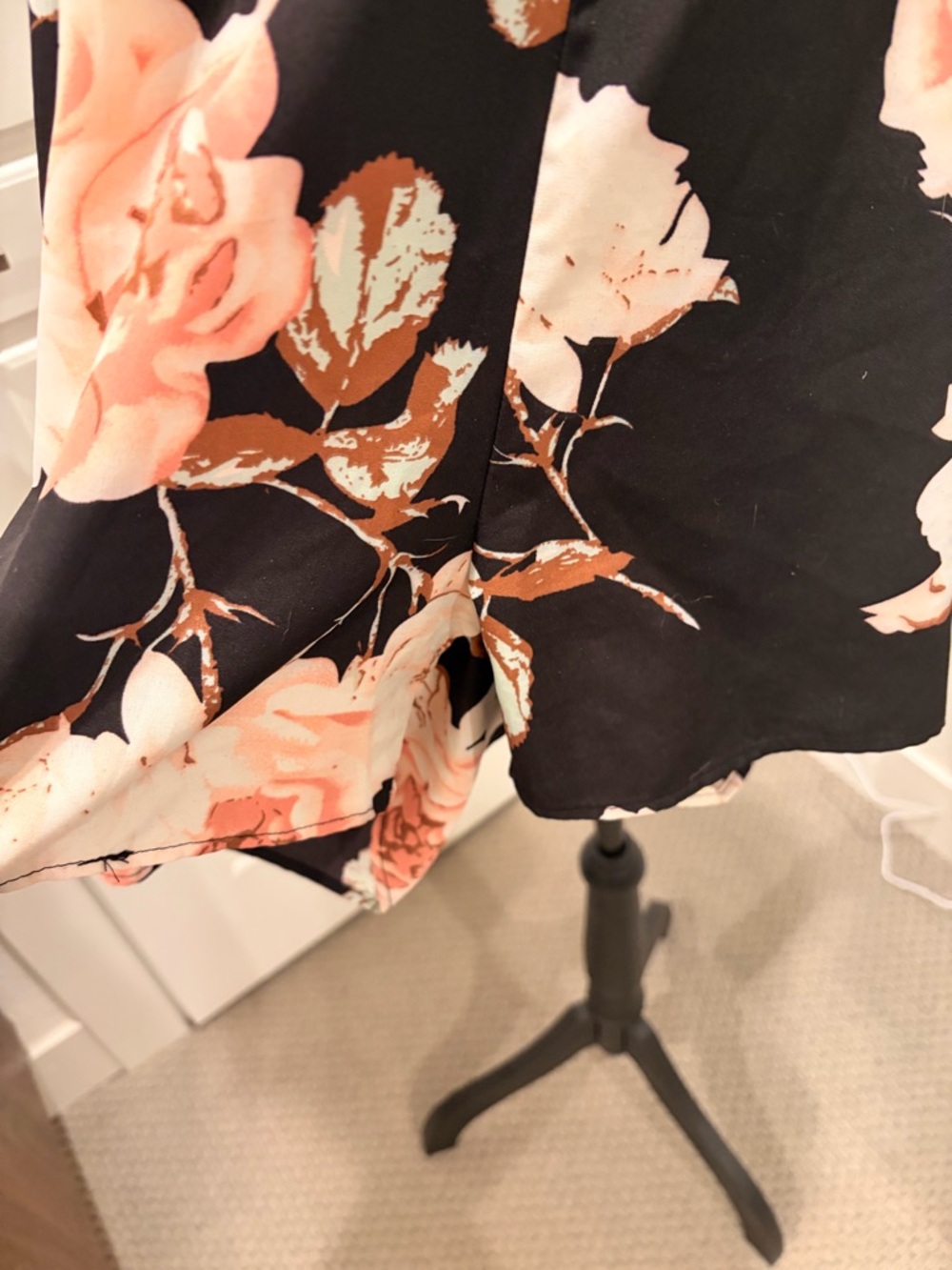 High Neck Floral Romper - Picture 3 of 6